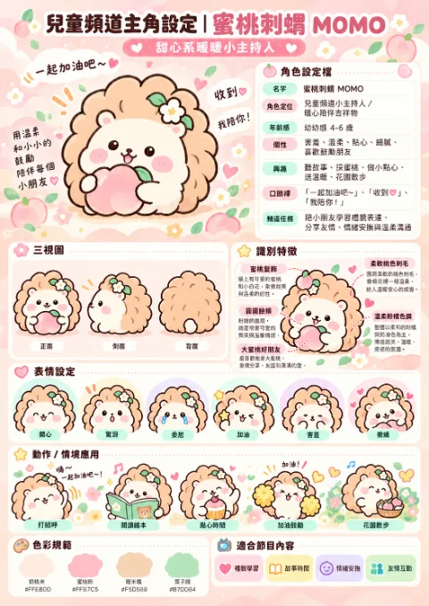 MOMO 蜜桃刺蝟